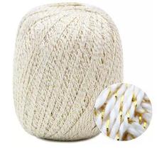 Linha Anne Brilho Ouro Cor 8001 Branco 500 Metros - Fio de Algodão Mercerizado Linha Anne Brilho Ouro Cor 8001 Branco 500 Metros - Fio de Algodão Mercerizado