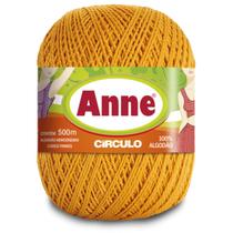 Linha Anne Novelo Grande com 500 metros Circulo para Crochê, Tricô, Bordado, Barrado, Bico e Amigurumi