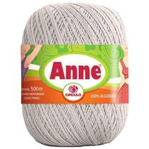 Linha Anne Novelo Grande com 500 metros Circulo para Crochê, Tricô, Bordado, Barrado, Bico e Amigurumi