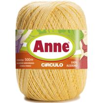 Linha Anne Novelo Grande com 500 metros Circulo para Crochê, Tricô, Bordado, Barrado, Bico e Amigurumi