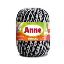 Linha Anne Novelo Grande com 500 metros Circulo para Crochê, Tricô, Bordado, Barrado, Bico e Amigurumi