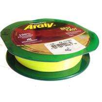 Linha Araty Best Cast 0,30mm Amarelo Fluorescente - 300 mt - Mazzaferro