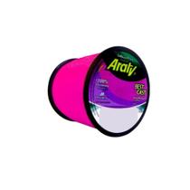 Linha araty best cast 0,40mm 719 m cor:rosa Linha araty best cast 0,40mm 719 m cor:rosa