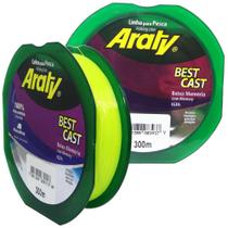 Linha Araty Best Cast Amarela 0.40mm 11.0kg - 300mts - Mazzaferro Linha Araty Best Cast Amarela 0.40mm 11.0kg - 300mts - Mazzaferro