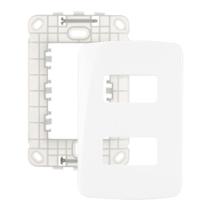 Linha B3 Conj 42 Placa p/ 2 Módulos Horizontais - MarGirius