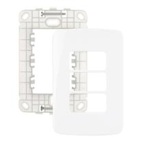 Linha B3 Conj 42 Placa p/ 3 Módulos Horizontais - MarGirius