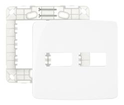 Linha B3 Conj 44 Placa 2 Módulos Interruptor Tomada
