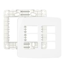 Linha B3 Conj 44 Placa p/ 6 Módulos Horizontais Linha B3 Conj 44 Placa p/ 6 Módulos Horizontais