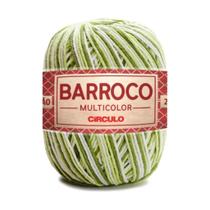Linha barroco multicolor 6 200 gramas cor 9391 babosa unidade