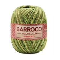 Linha barroco multicolor 6 200 gramas cor 9392 trilha mescla verde militar unidade