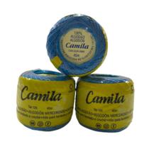 Linha Bordado Camila 40m Ref 01089 Azul Coats Corrente
