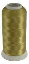 Linha Bordar 100% Poliéster 120g Cone 4000 Cor Amarelo Musgo Linha Bordar 100% Poliéster 120g Cone 4000 Cor Amarelo Musgo