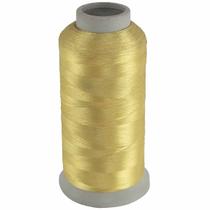 Linha Bordar 100% Poliester 120g Cone 4000m Cor Amarelo Linha Bordar 100% Poliester 120g Cone 4000m Cor Amarelo