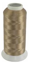 Linha Bordar 100% Poliester 120g Cone 4000m Cor Bege Caqui Linha Bordar 100% Poliester 120g Cone 4000m Cor Bege Caqui