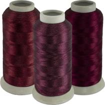 Linha Bordar 100% Poliester 120g Cone 4000m Cor Lilas Roxo
