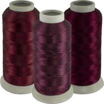 Linha Bordar 100% Poliéster 120g Cone 4000m Cor Lilás Roxo