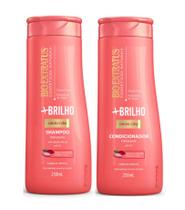 Linha +Brilho Bio Extratus Shampoo e Condicionador 250ml - Para Cabelos Opacos