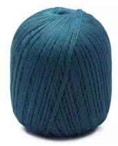 Linha Brisa Pingouin Cor 5582 Azul França 100 Gramas para Crochê