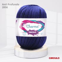 Linha Charme Circulo 396mts Cor Azul Anil Profundo 2856 Linha Charme Circulo 396mts Cor Azul Anil Profundo 2856