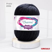 Linha Charme Circulo 396mts Cor Preto 8990 Linha Charme Circulo 396mts Cor Preto 8990