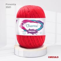 Linha Charme Circulo 396mts Cor Vermelho Pimenta 3581