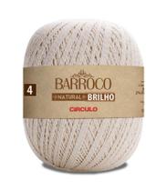 Linha Círculo Barroco Natural 4 Brilho Prata 400g / 657 Metros Linha Círculo Barroco Natural 4 Brilho Prata 400g / 657 Metros