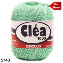 Linha Cléa 1000 5743- Neo Mint - Circulo Para Crochê E Tricô