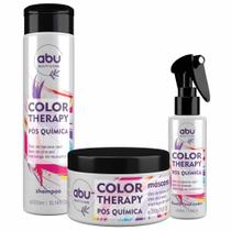 Linha color therapy pós química shampoo 300 ml + máscara 280 gr + finalizador 100 ml