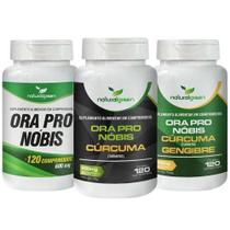 Linha Completa Green Ora-Pró- Nobis Com Curcum + Gengibre - Naturalgreen
