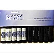 Linha Costura Magna Caixa Com 10 Retroz Preta e Branca