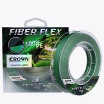 Linha crown multifilamento fiber flex 4x verde escuro - 300m