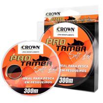 Linha Crown Pro Tamba Soft Laranja Ideal Para Pesqueiros 0,37mm 27 Lb 300m