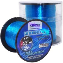 Linha Crown Underline 0,37mm 25lb - 500m Azul