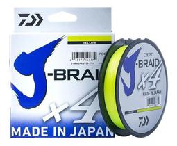 Linha daiwa j-braid x4 135m yellow