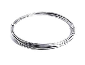 Linha de Aço Inox polido brilhante Mole 0,40 mm com 10 Mt