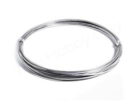 Linha de Aço Inox polido brilhante Mole 0,50 mm com 10 Mt