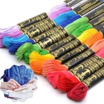 Linha De Bordado 12 Meadas Linha Para Bordar Ponto Cruz 8m