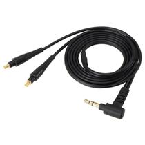 Linha de cabo de fone de ouvido A2DC 3.5MM/4.4MM para ATH-SR9 ES770H ES750 ESW950 ESW990H - Preto - 3,5 mm