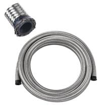 Linha de combustível EVIL ENERGY 10AN Mangueira de combustível trançada Nylon CPE 1,5 m Linha de combustível EVIL ENERGY 10AN Mangueira de combustível trançada Nylon CPE 1,5 m