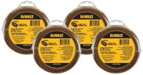 Linha de corte de cordas DEWALT DWO1DT801 50 pés x 0,080 polegadas (pacote com 4)
