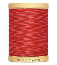 Linha de costura de algodão 800 m vermelho rubi 100% natural Linha de costura de algodão 800 m vermelho rubi 100% natural