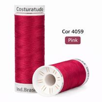 Linha de Costura Máquina e Manual Costuratex UND c/100m TEX 25 100% Poliéster - Varias Cores Cor:Pink 4059