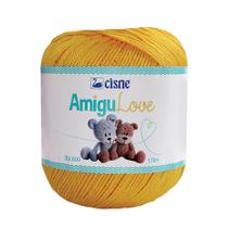 Linha de Crochê Amigulove 170m Amarelo Ouro 291