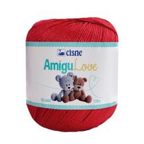 Linha de Crochê Amigulove 170m Vermelho Claro 046