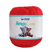 Linha de Crochê Amigulove 170m Vermelho Claro 046