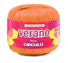 Linha de Crochê Verano 165 Mts Cor 617 Laranja - 50g