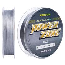 Linha de Multifilamento Maruri Power Zone 4 Fios 100 Metros Cinza