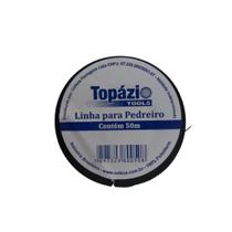Linha de Nylon Para Pedreiro Trançada 50 metros - Topázio Tools Linha de Nylon Para Pedreiro Trançada 50 metros - Topázio Tools