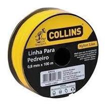 Linha De Pedreiro 0.80x100mt Lisa Amarela Collins