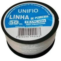 Linha de pedreiro trancada unifio 50mts